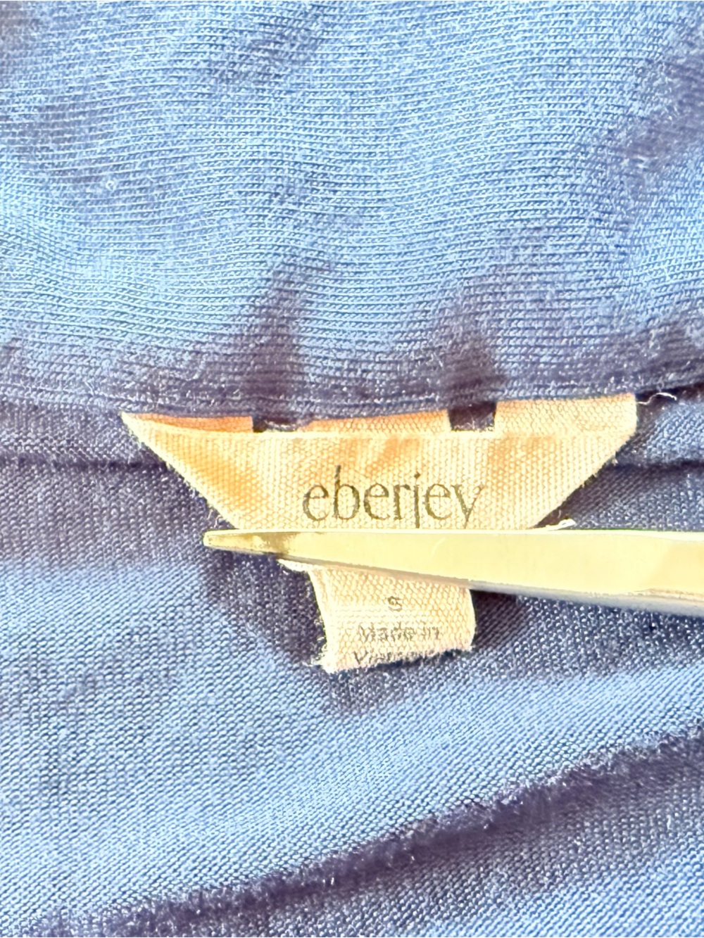 Eberjey Navy Blue Pajama Set S/P - Picture 8 of 8